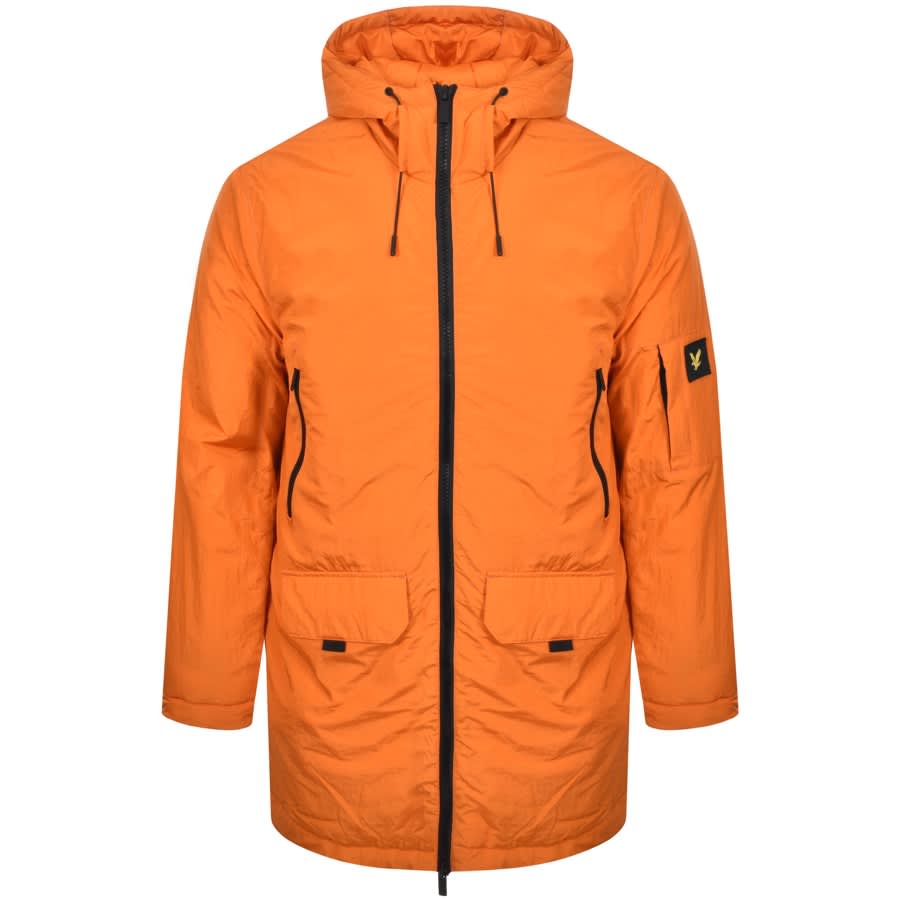 Alternative Image for ProductLyle And Scott Wadded Longline Parka Orange1